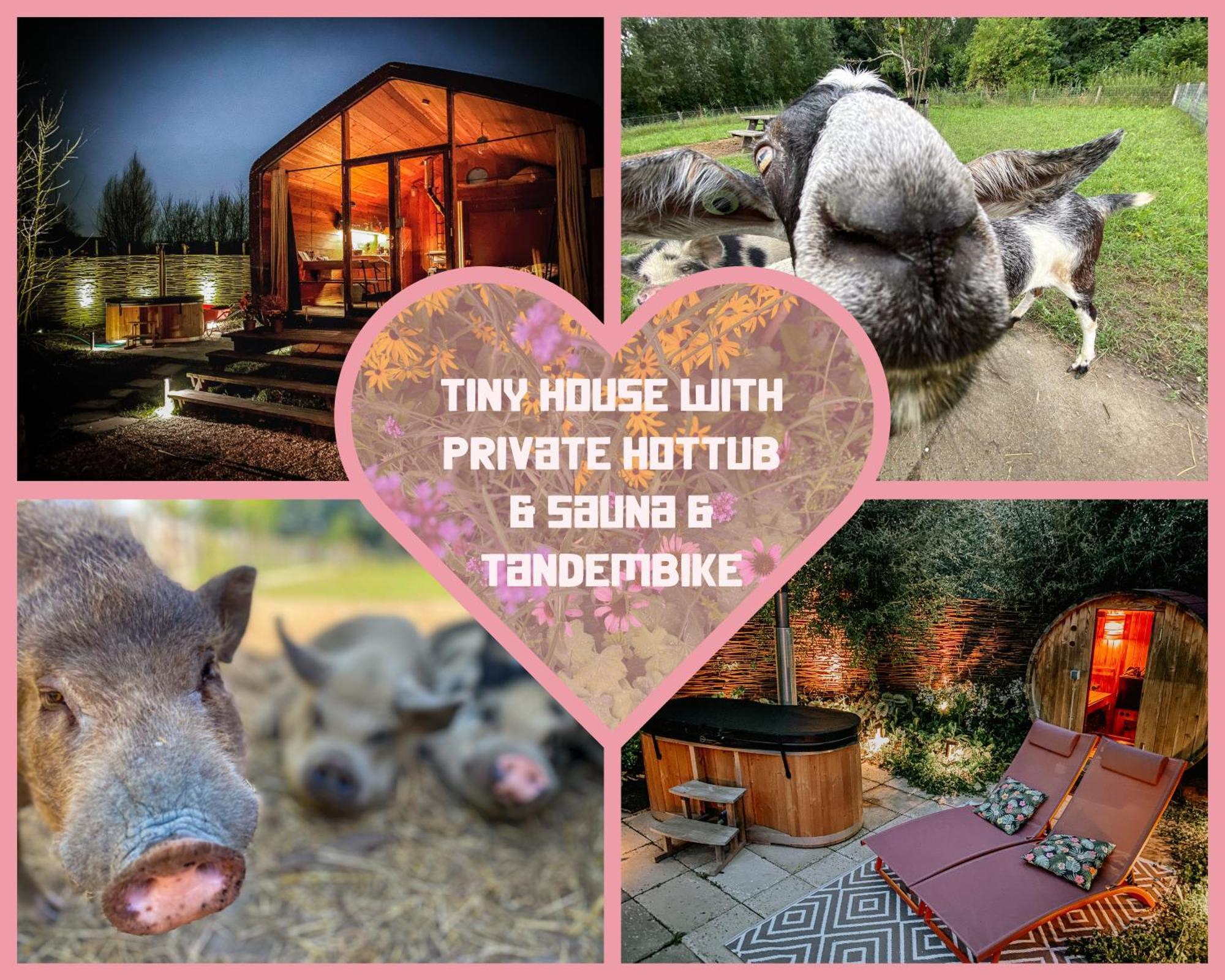 Bed & Wellness Klein Knorrestein With Private Hottub And Sauna And Tandembike Rental Included In Price Алмере Экстерьер фото